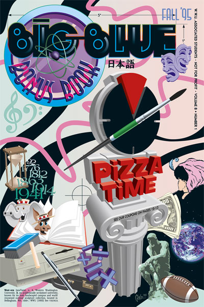 Big Blue Bonus Book Cover Fall 1995: Pizza Time