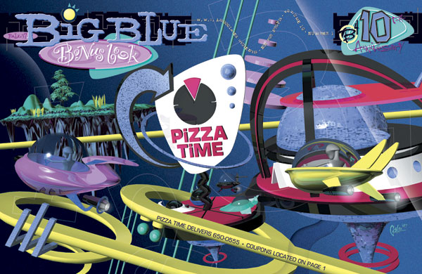 Big Blue Bonus Book Cover Fall 1997: Pizza Time
