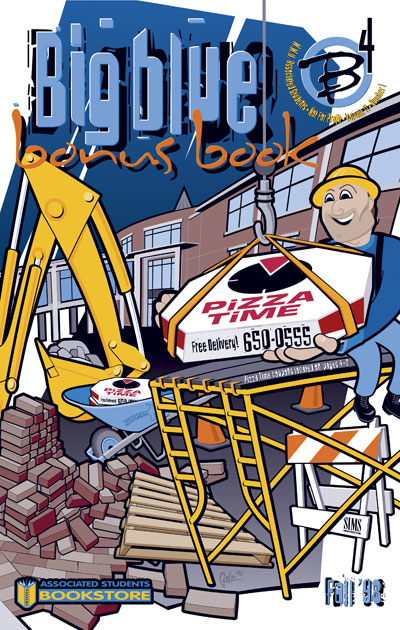Big Blue Bonus Book Cover Fall 1998: Pizza Time