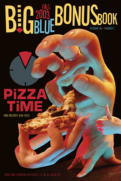 Big Blue Bonus Book Cover Fall 2003: Pizza Time