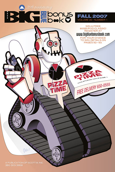 Big Blue Bonus Book Cover Fall 2007: Pizza Time