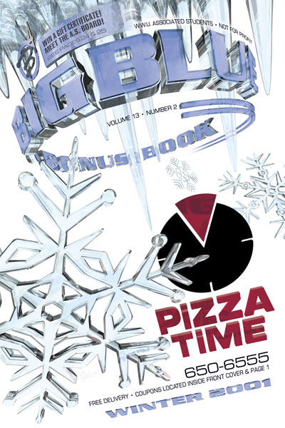 Big Blue Bonus Book Cover Winter 2001: Pizza Time