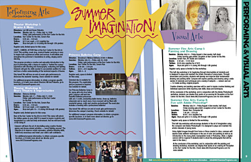 AACS Summer Programs 2006 Brochure Design