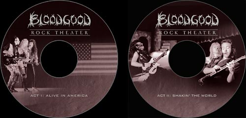 Bloodgood Rock Theater DVD Packaging Design