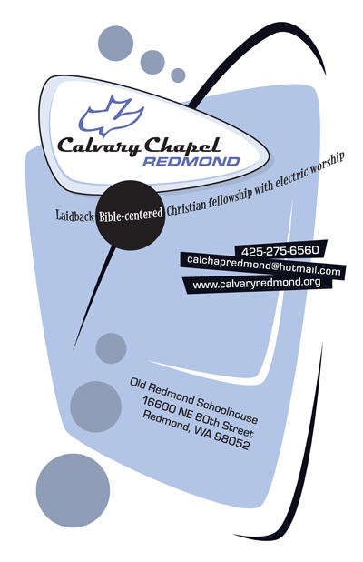 Calvary Chapel Redmond Bulletin Design