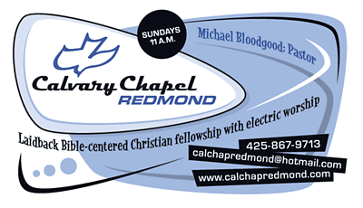 Calvary Chapel Redmond Business Card Design