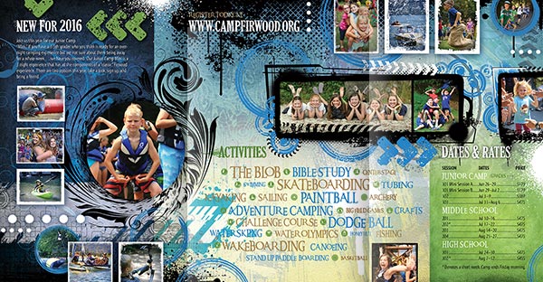 Camp Firwood Brochure Design