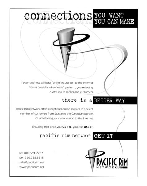Pacific Rim Network Print Ad Design