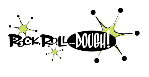 Rock, Roll...Dough Logo Design