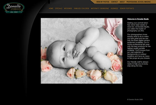 Donette Studio Website Design