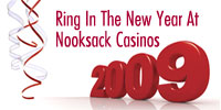 Ring In The New Year At Nooksack Casinos Website Banner Design