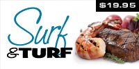 Surf & Turf Website Banner Design