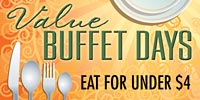 Value Buffet Days Website Banner Design