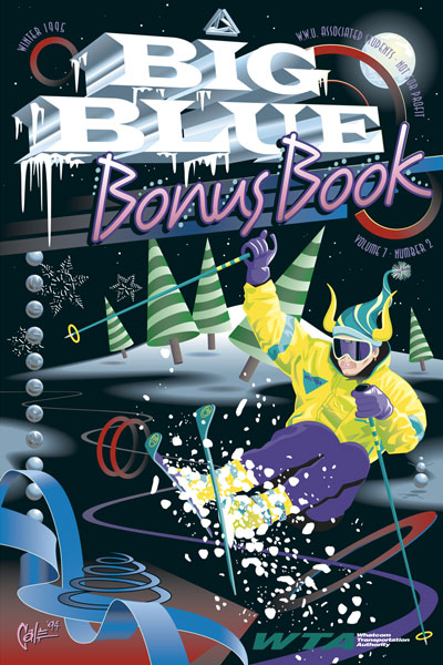 Big Blue Bonus Book Cover Winter 1995: Whatcom Transportation Authority