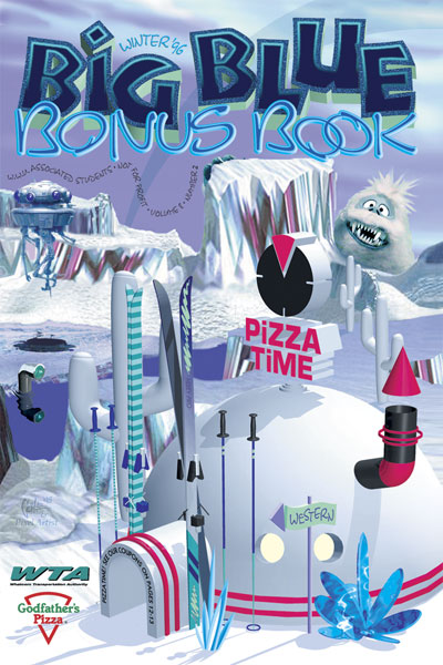 Big Blue Bonus Book Cover Winter 1996: Pizza Time