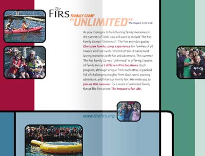 The Firs Family Camp Brochure