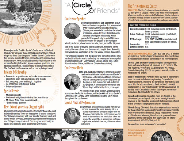 The Firs Senior's Conference Brochure Design