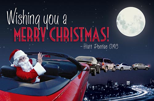 Hiatt Pontiac GMC Christmas Image Composite