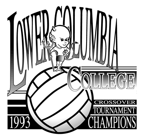 Lower Columbia College Volleyball T-Shirt Design