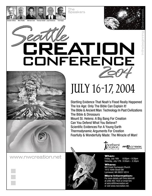 Seattle Creation Conference Flyer Design