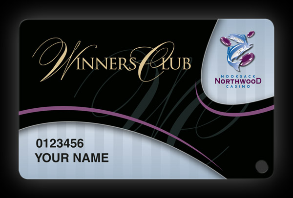 Northwood Casino Winners Club Card Design