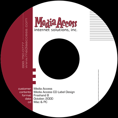 Media Access CD Label