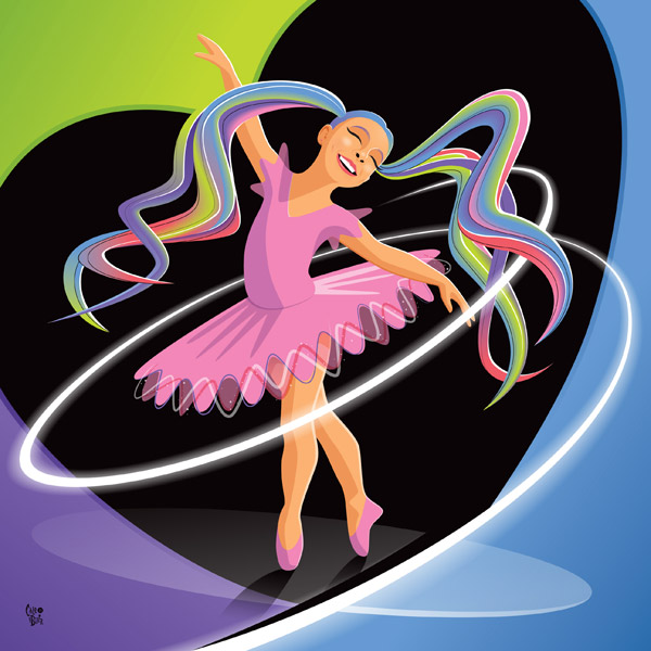 Happy Little Dancer Alexis Smith-Bishop Illustration
