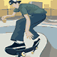 Skateboarder Illustration