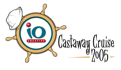 ioCreative Castaway Cruise 2005: Logo Design