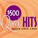 $500 Quick Hits Logo Design