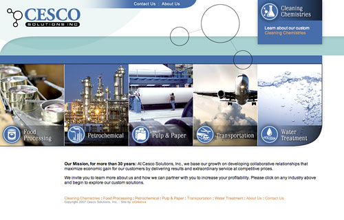 Cesco Solutions Website Design
